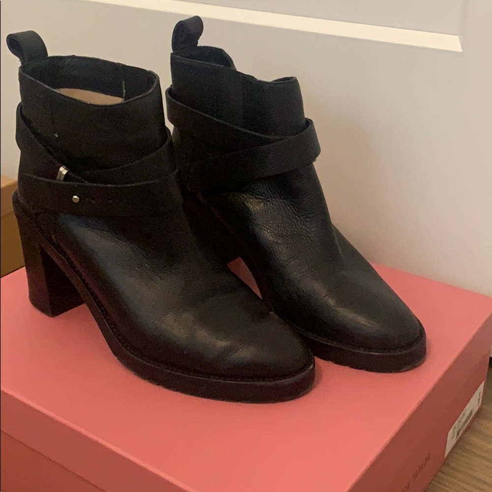 Rebecca Taylor Black Moto boots
